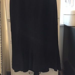 Elegant Prada black wool crepe dress